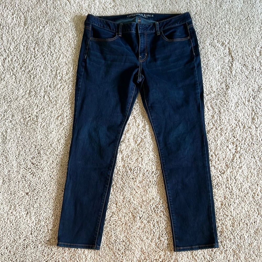 Women's American Eagle Dark Blue Jeans